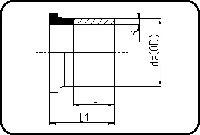 Stub prirubnica DIN, 300mm produžena, brizganje+zavarivanje, čeono + elektrofuzijsko zavarivanje, PE 100-RC crna – kod 012.6