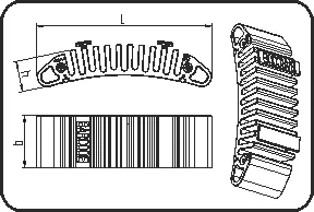 Flex Restraint, DIM 160-3500mm, brizganje, elektrofuzija, PE 100-RC crna – kod 169