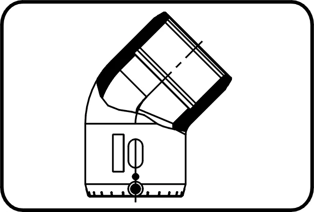 E-koleno 45°, MOP voda 16bar/gas 10bar, W/P-TW, brizganje, elektrofuzija, PE 100-RC crna – kod 170