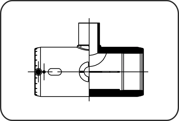 E-T-komad redukovani, MOP voda 16bar/gas 10bar, W/P-TW, brizganje, elektrofuzija, PE 100-RC crna – kod 175