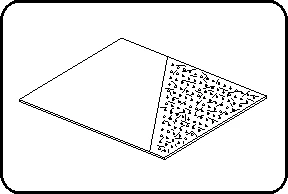 Folija MSB/G, microspike/glatka - 5,15m, kalandrisano, Zavarivanje vrućim klinom, HDPE crna – kod 530