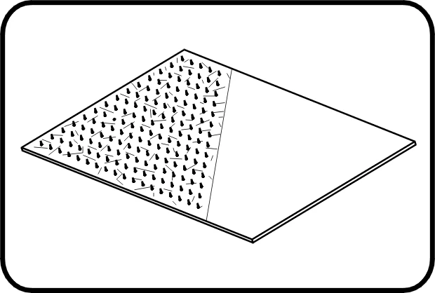 Folija MSB/G, microspike/glatka - 7m, kalandrisano, Zavarivanje vrućim klinom, HDPE crna – kod 540