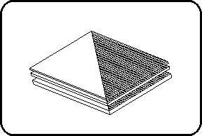 Ploča SK+ tkanina, sintetička tkanina 3000x1500mm, ekstrudirana, zaštitna folija na obe strane, ECTFE prirodna – kod 670