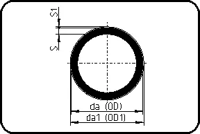 Cev GGS tkanina 5m, staklena tkanina, ekstrudirana, FEP prirodna – kod 742