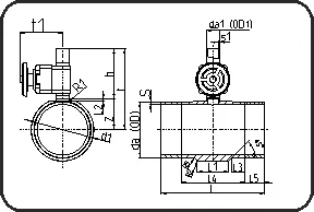 T-membranski ventil, ručno upravljanje, EPDM/PTFE membrana, mašinska obrada, čeono + IR zavarivanje, PP Pure siva – kod 240