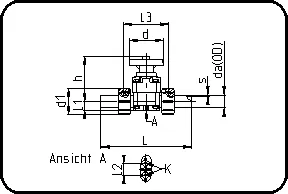 Membranski ventil, ručno upravljanje, EPDM/PTFE membrana, unija priključak, PVDF UHP prirodna – kod 340
